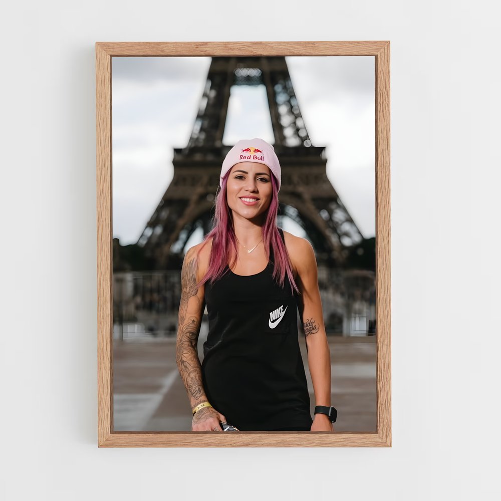 Poster Parisian Vibes – affiche Skateboard (vue 4)